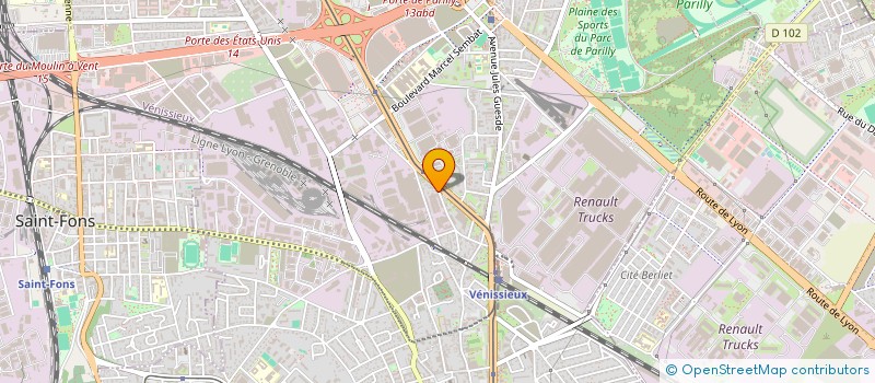 localisation de l'entreprise BLACHON ENERGIE à VENISSIEUX