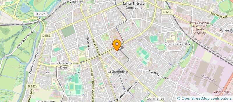 localisation de l'entreprise BLACK AND PRIMARY à CAEN