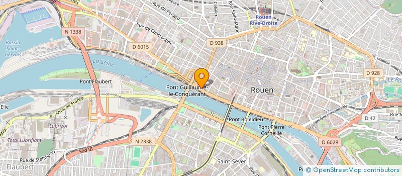 localisation de l'entreprise BLACK AND WHITE à ROUEN