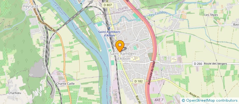 localisation de l'entreprise BLACK AND WHITE  SAINT-RAMBERT-D'ALBON