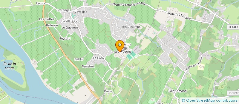 localisation de l'entreprise BLACK BEE  QUINSAC