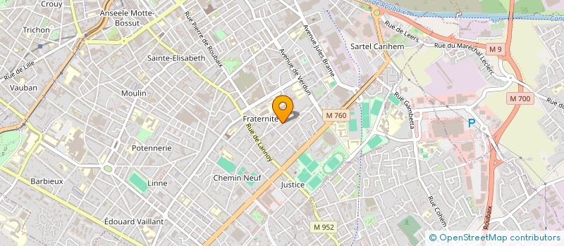 localisation de l'entreprise BLACK BELLS ASSO  ROUBAIX