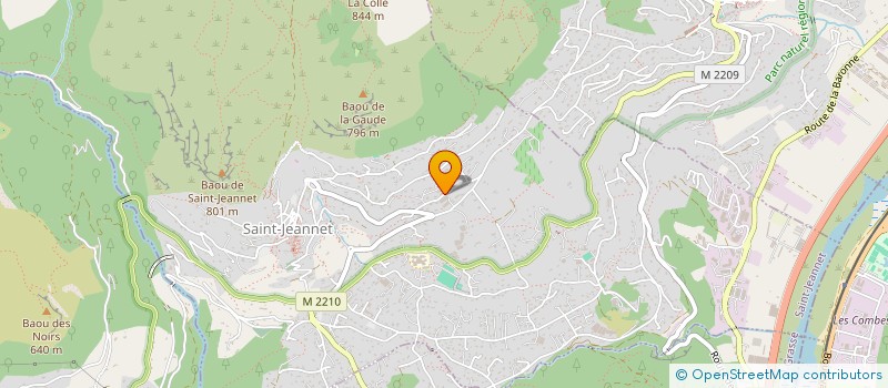 localisation de l'entreprise BLACK BERLINE  SAINT-JEANNET