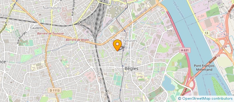 localisation de l'entreprise BLACK BERLINE à BEGLES
