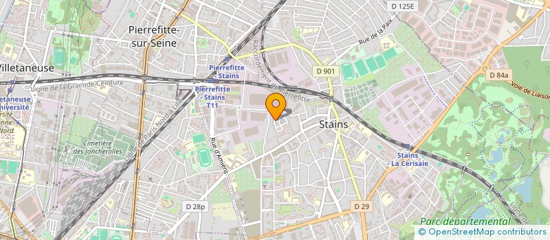 localisation de l'entreprise BLACK BERLINE SERVICE à STAINS