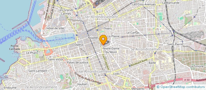 localisation de l'entreprise BLACK BIRD COFFEE  MARSEILLE