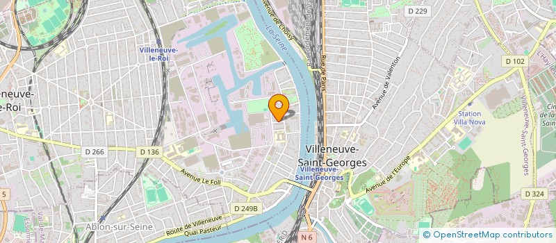 localisation de l'entreprise BLACK BLACK G  VILLENEUVE-LE-ROI