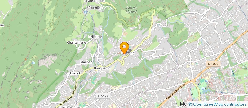 localisation de l'entreprise BLACK & BLUE CONSULTING  CORENC