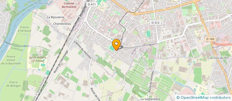 localisation de l'entreprise BLACK BOX à ANGERS