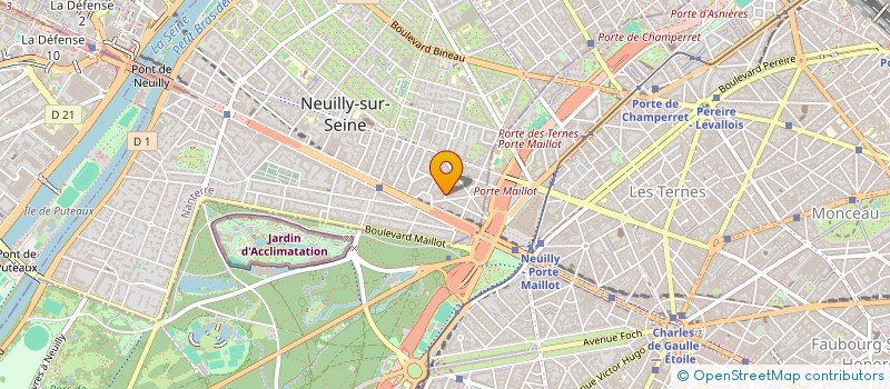 localisation de l'entreprise BLACK CAR RENT SERVICE à NEUILLY-SUR-SEINE