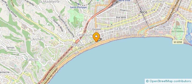localisation de l'entreprise BLACK CAR TRANSFERS à NICE