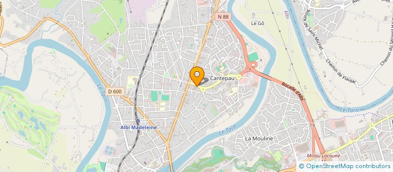 localisation de l'entreprise BLACK CATS 8 POOL à ALBI