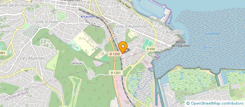 localisation de l'entreprise BLACK CATS  ARCACHON