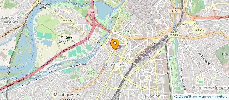 localisation de l'entreprise BLACK CRACK  METZ