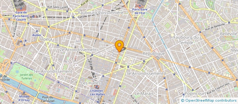 localisation de l'entreprise BLACK CRYSTAL à PARIS