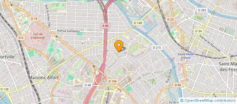 localisation de l'entreprise BLACK DIAMOND  MAISONS-ALFORT