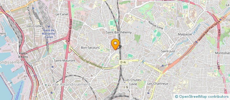 localisation de l'entreprise BLACK DIAMOND PRODUCTION  MARSEILLE