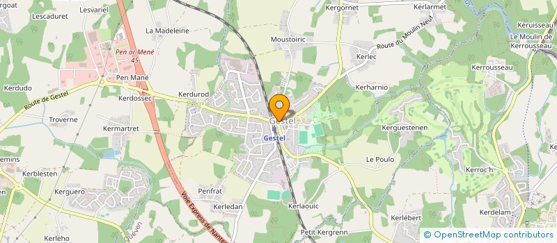 localisation de l'entreprise BLACK DOG  GESTEL