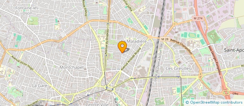 localisation de l'entreprise BLACK DRAGON  DIJON