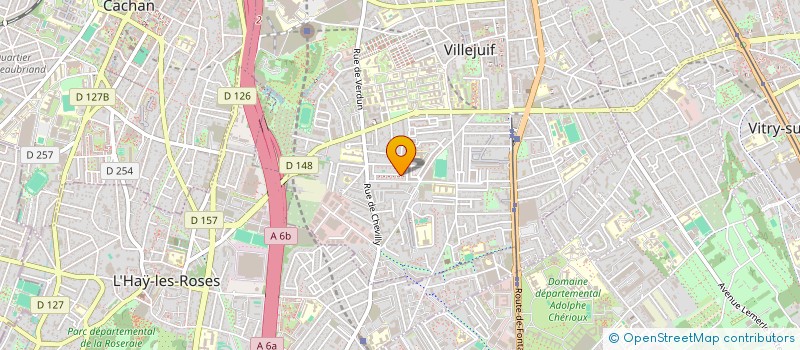 localisation de l'entreprise BLACK DRIVE à VILLEJUIF