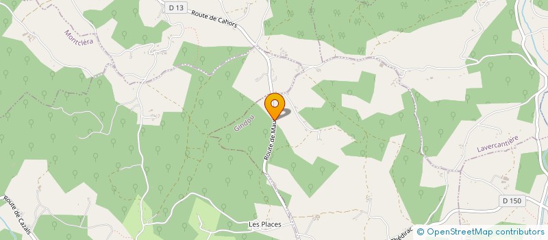 localisation de l'entreprise BLACK DUKE  GINDOU