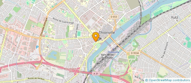 localisation de l'entreprise BLACK EAGLE CAPITAL  THIONVILLE