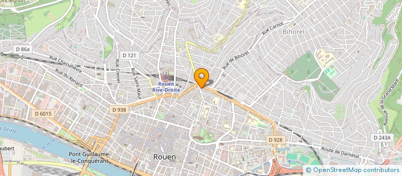 localisation de l'entreprise BLACK EAGLE SPORT FRANCE à ROUEN