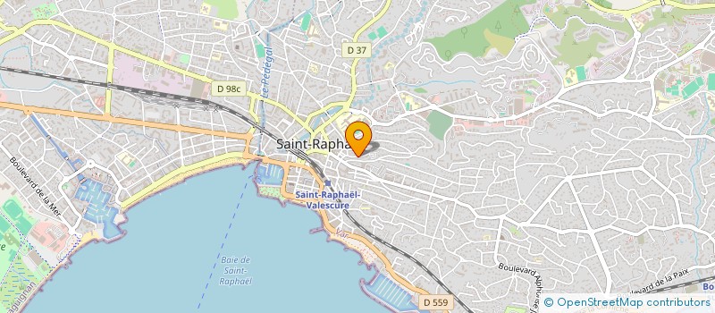 localisation de l'entreprise BLACK EARTH à SAINT-RAPHAEL