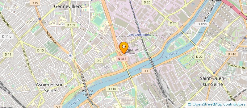 localisation de l'entreprise BLACK EDITION PROD à ASNIERES-SUR-SEINE