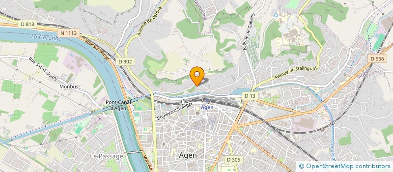 localisation de l'entreprise BLACK EMPIRE  AGEN