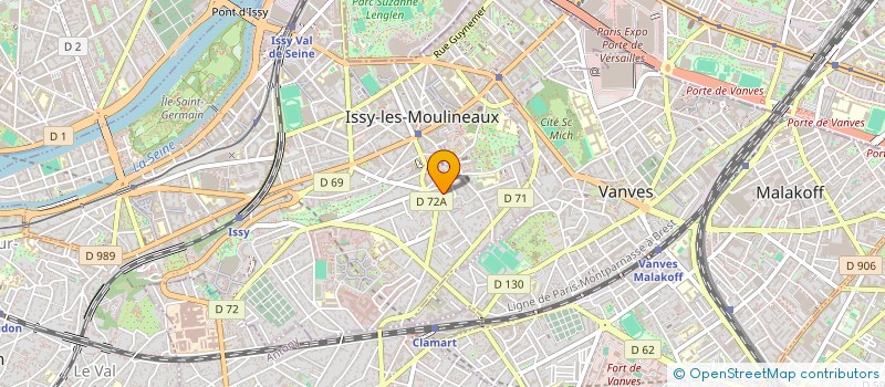 localisation de l'entreprise BLACK ETIENNE GROUPE  ISSY-LES-MOULINEAUX