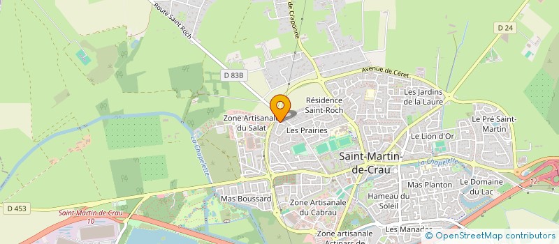 localisation de l'entreprise BLACK FALCON AIRSOFT à SAINT-MARTIN-DE-CRAU