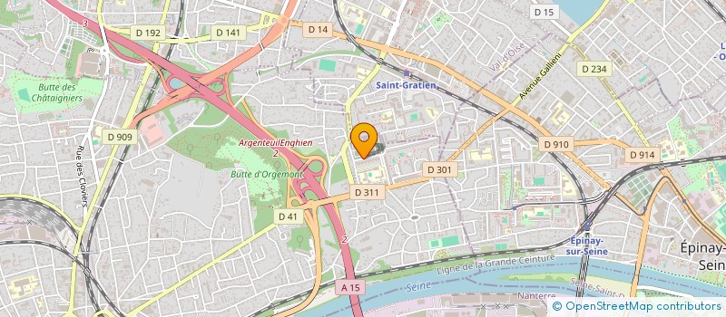 localisation de l'entreprise BLACK FEELINGS  ARGENTEUIL