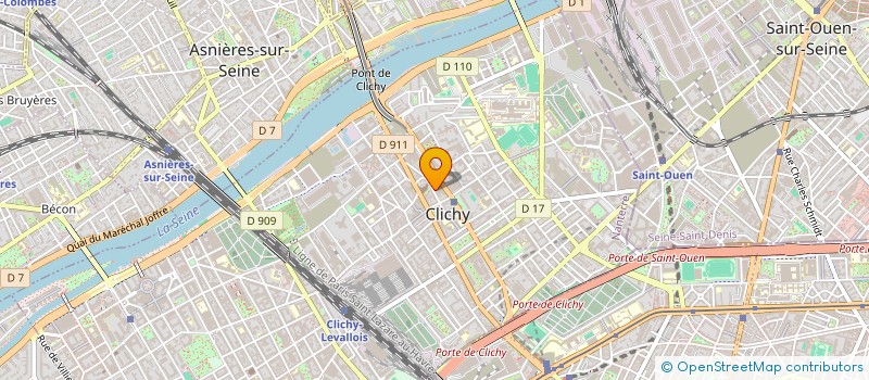 localisation de l'entreprise BLACK FOX CONSTRUCTION & RENOVATION à CLICHY