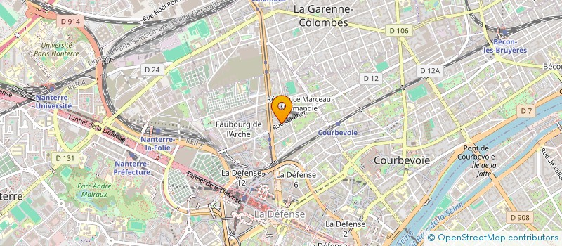 localisation de l'entreprise BLACK FRANCE à COURBEVOIE