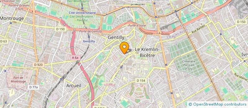 localisation de l'entreprise BLACK FREQUENCIES MUSIC à GENTILLY