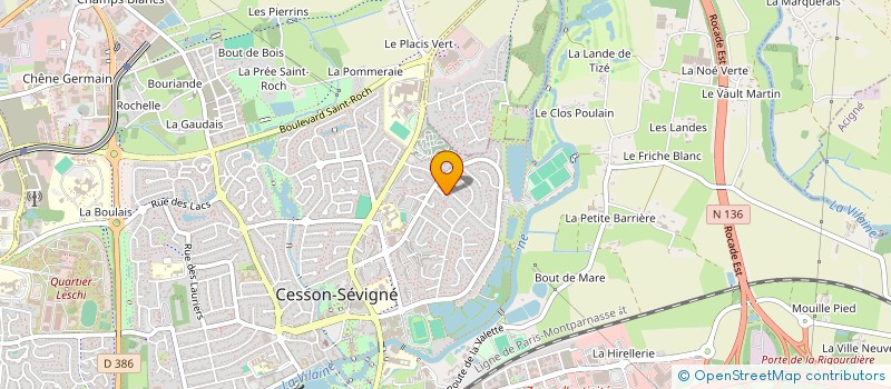 localisation de l'entreprise BLACK HERMINE  CESSON-SEVIGNE