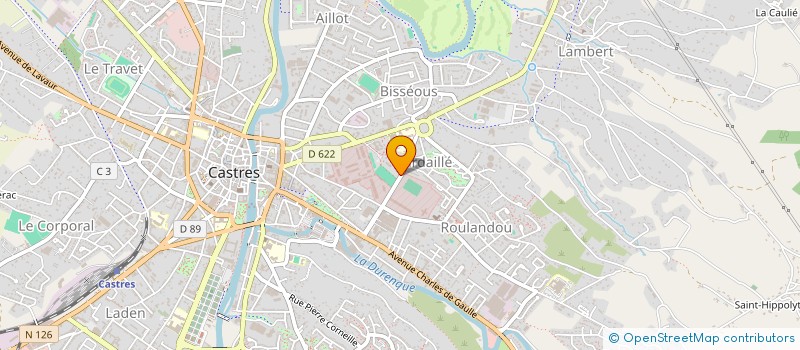 localisation de l'entreprise BLACK HILL INDUSTRIES  CASTRES