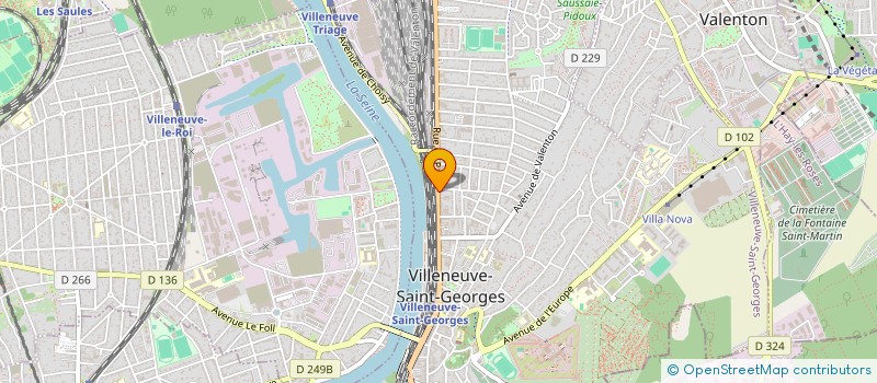 localisation de l'entreprise BLACK & HOLE  VILLENEUVE-SAINT-GEORGES