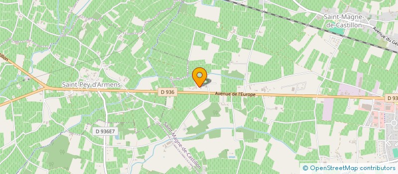 localisation de l'entreprise BLACK HOLES AIRSOFT  SAINT-MAGNE-DE-CASTILLON