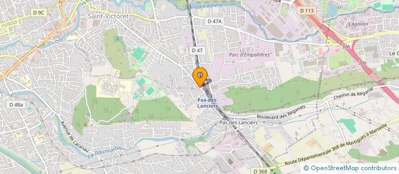 localisation de l'entreprise BLACK HORSE  SAINT-VICTORET