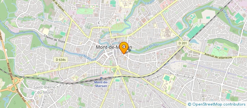 localisation de l'entreprise BLACK HOUSE  MONT-DE-MARSAN