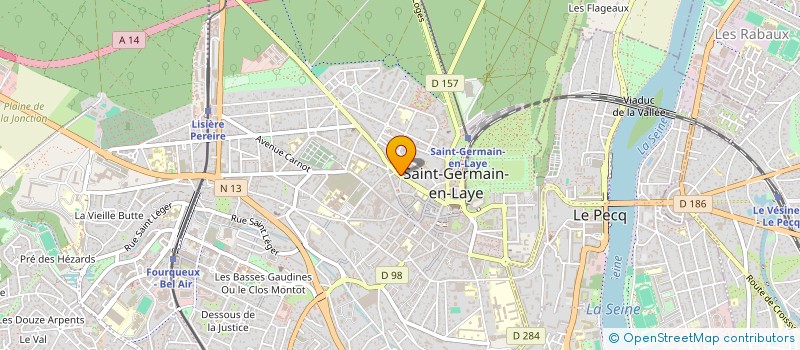 localisation de l'entreprise BLACK IMMO  SAINT-GERMAIN-EN-LAYE