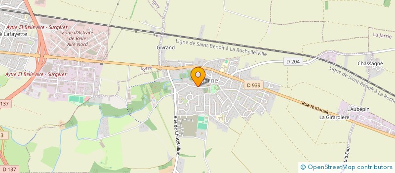 localisation de l'entreprise BLACK INK EDITIONS  LA JARNE