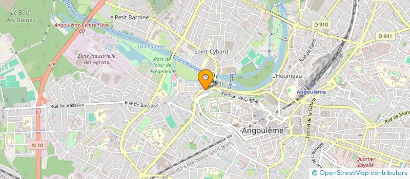 localisation de l'entreprise BLACK KAT à ANGOULEME