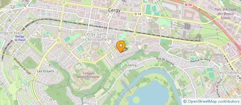 localisation de l'entreprise BLACK-LEASE  CERGY