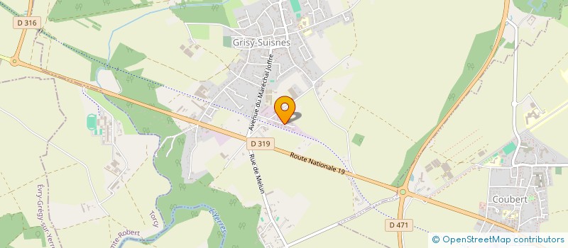 localisation de l'entreprise BLACK LINE  GRISY-SUISNES