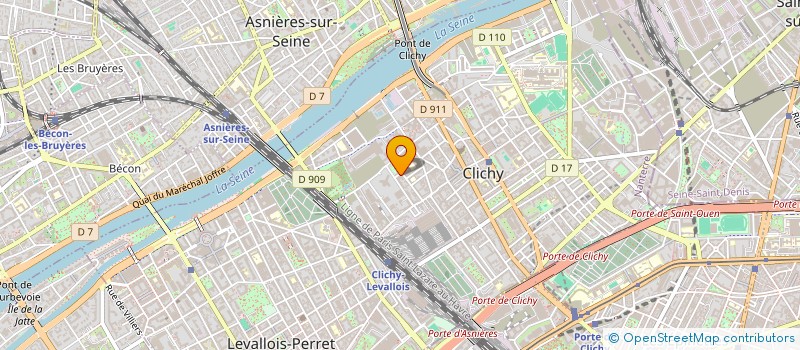 localisation de l'entreprise BLACK LIST à CLICHY