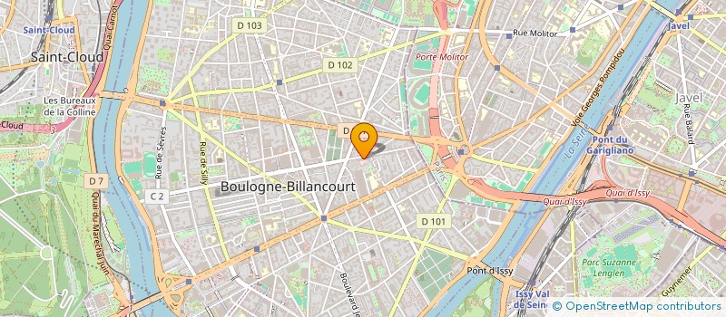 localisation de l'entreprise BLACK LUNG'S à BOULOGNE-BILLANCOURT