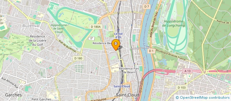localisation de l'entreprise BLACK MASK PRODUCTIONS à SAINT-CLOUD
